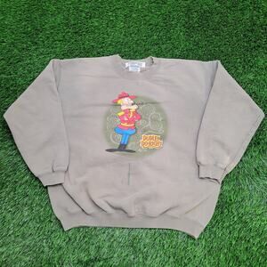Vintage Dudley Do-Right Sweatshirt Womens Large 23x23 Boxy